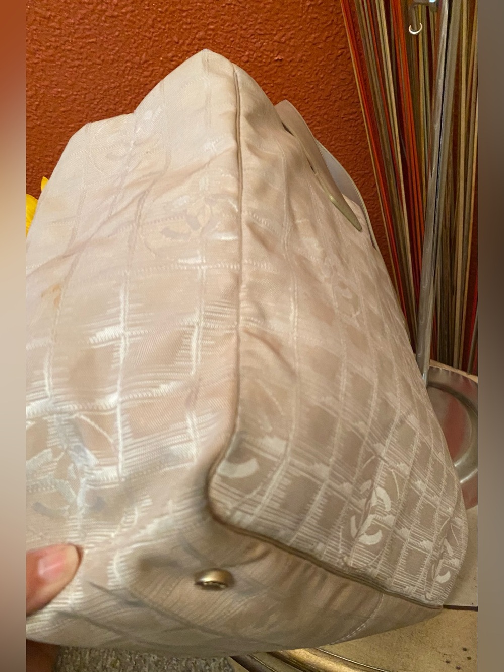 Chanel - VINTAGE- GUC - Travel Ligne Tote - Great Tote! - Picture 12 of 16